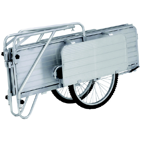 アルインコ（株） 折りたたみ式リヤカー ノーパンクタイヤ HKW-180L 折りたたみ式リヤカー　ノーパンクタイヤ HKW-180L