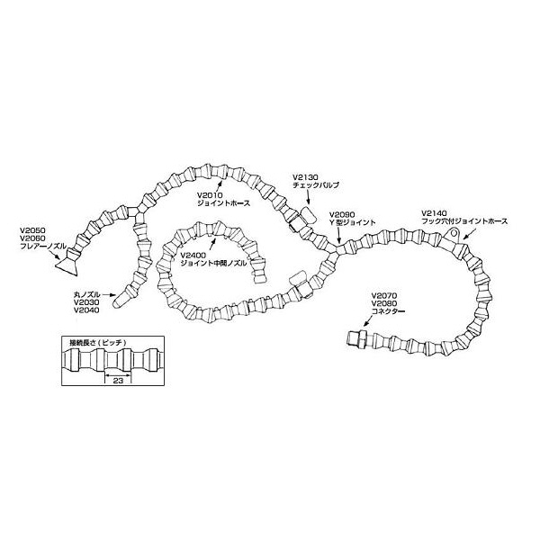 （株）ロブテックス バリオ/丸ノズル12MM V2040 バリオ／丸ノズル１２ＭＭ V2040
