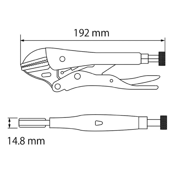 （株）ロブテックス バイスプライヤ V バイスプライヤ V175N