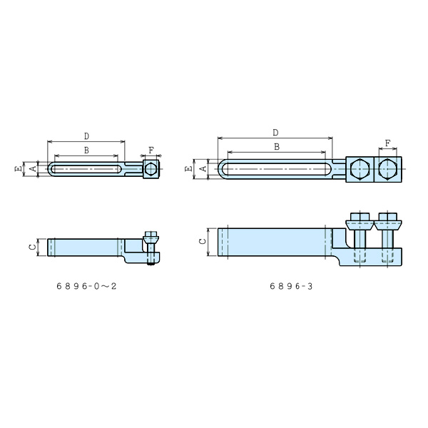 （株）ナベヤ クランピングアームエクステンション 6896 クランピングアームエクステンション 6896-3