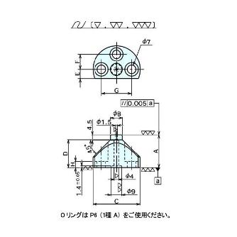 （株）ナベヤ 基準座(フランジ付) KZFR 基準座（フランジ付） KZFR25A