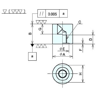 （株）ナベヤ 基準座(丸座) KZR 基準座（丸座） KZR3020