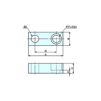 （株）ナベヤ ハイトブロック HBL ハイトブロック HBL1650