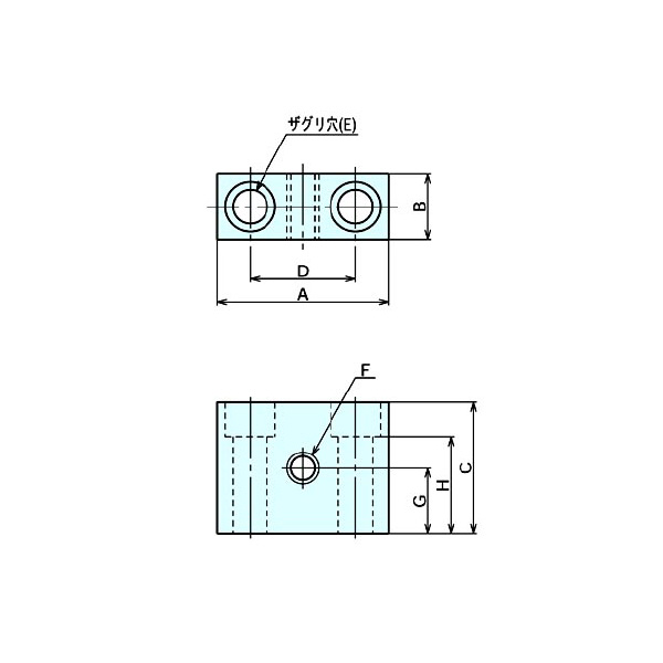 （株）ナベヤ ストッパーブロック SBL ストッパーブロック SBL12