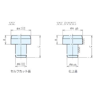 （株）ナベヤ ロケーティングピン A型 LP ロケーティングピン　Ａ型 LP251A