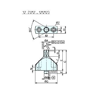 （株）ナベヤ フランジ付ロケートピン PFD フランジ付ロケートピン PFD1012-48