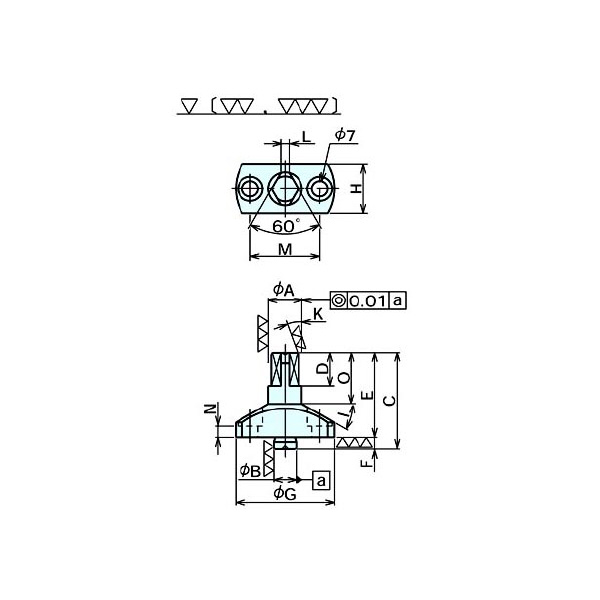 （株）ナベヤ フランジ付ロケートピン PFD フランジ付ロケートピン PFD1410-38