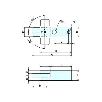 （株）ナベヤ スイングバークランプ SBC スイングバークランプ SBC06060