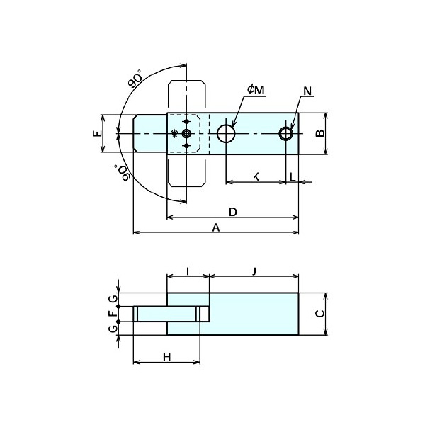 （株）ナベヤ スイングバークランプ SBC スイングバークランプ SBC16175