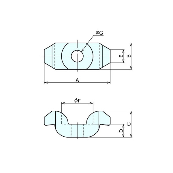 （株）ナベヤ ダブルグーズネッククランプ DGC ダブルグーズネッククランプ DGC18100