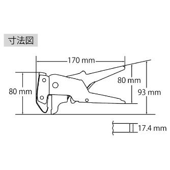 （株）ロブテックス ワイヤーストリッパー LS55 ワイヤーストリッパー LS55