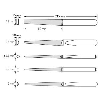 （株）ロブテックス ダイヤモンドヤスリ/鉄工 K5SET ダイヤモンドヤスリ／鉄工 K5SET