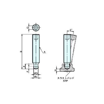 （株）ナベヤ グラブスクリュー SGT グラブスクリュー SGT-M8-50