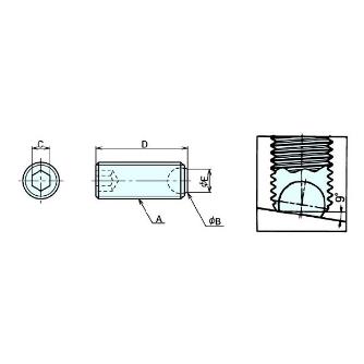 （株）ナベヤ クランピングスクリュー SCS クランピングスクリュー SCS-M5-20-F