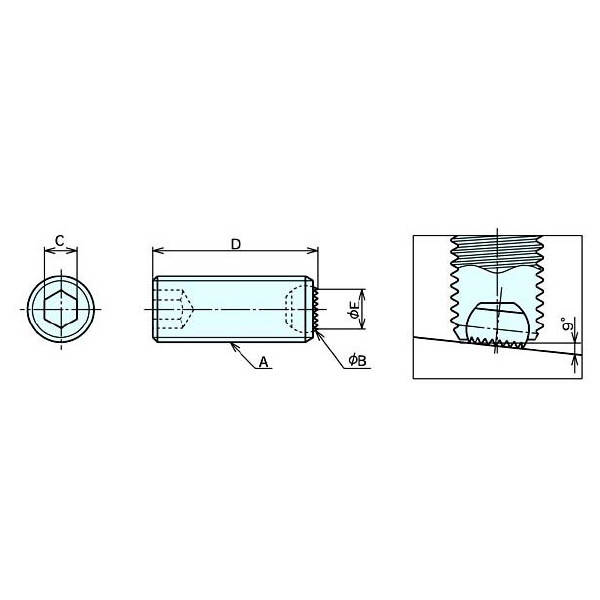 （株）ナベヤ クランピングスクリュー SCS クランピングスクリュー SCS-M8-30-GB
