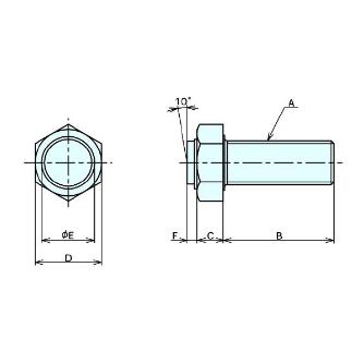 （株）ナベヤ アライニンググリップボルト AGB アライニンググリップボルト AGB10030F