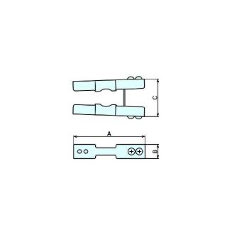（株）ナベヤ クランプサポートクリップ CSCL クランプサポートクリップ CSCL08