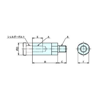 （株）ナベヤ ラッチ支柱A型 LSA ラッチ支柱Ａ型 LSA0870