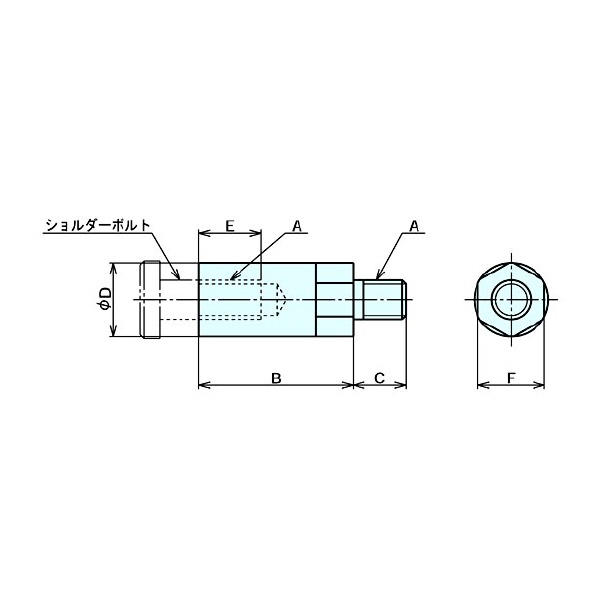 （株）ナベヤ ラッチ支柱A型 LSA ラッチ支柱Ａ型 LSA0870