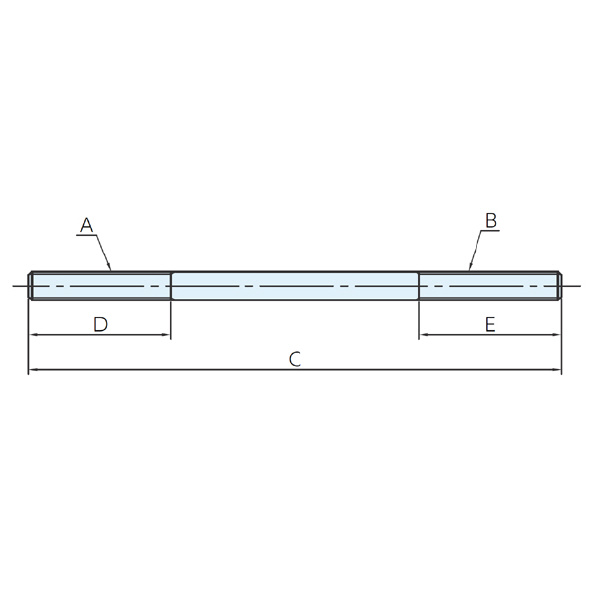 （株）ナベヤ アルミスタッドボルト ABM アルミスタッドボルト ABM0810-100