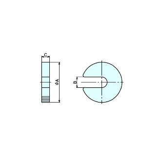 （株）ナベヤ ジグ用割り座金(SUS) JW ジグ用割り座金（ＳＵＳ） JW0825S