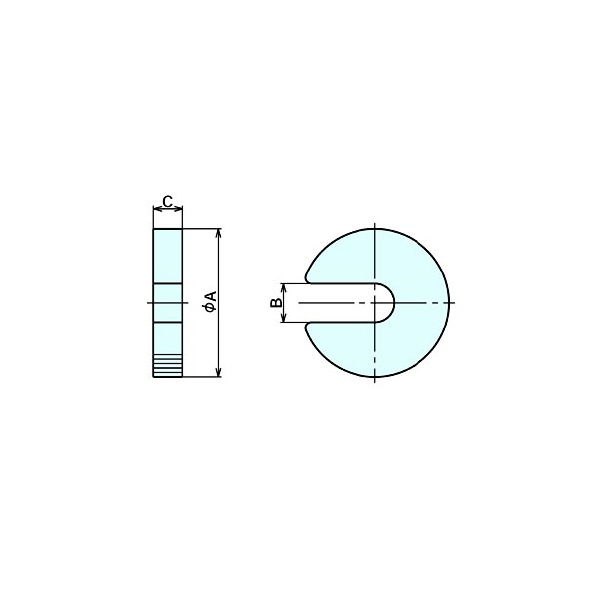 （株）ナベヤ ジグ用割り座金(SUS) JW ジグ用割り座金（ＳＵＳ） JW0825S
