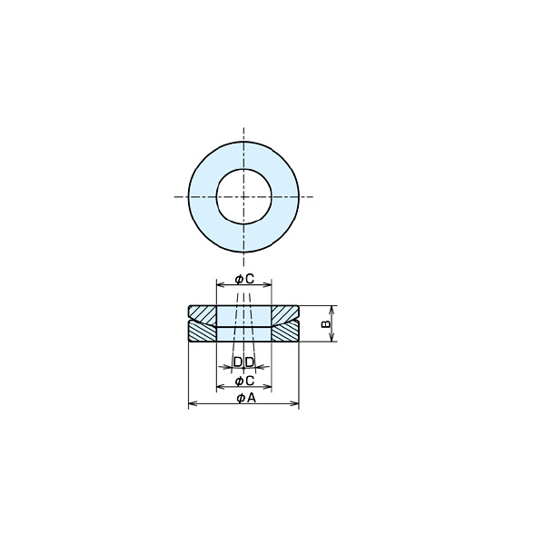 （株）ナベヤ 球面座金(SUS) SW 球面座金（ＳＵＳ） SW10SM