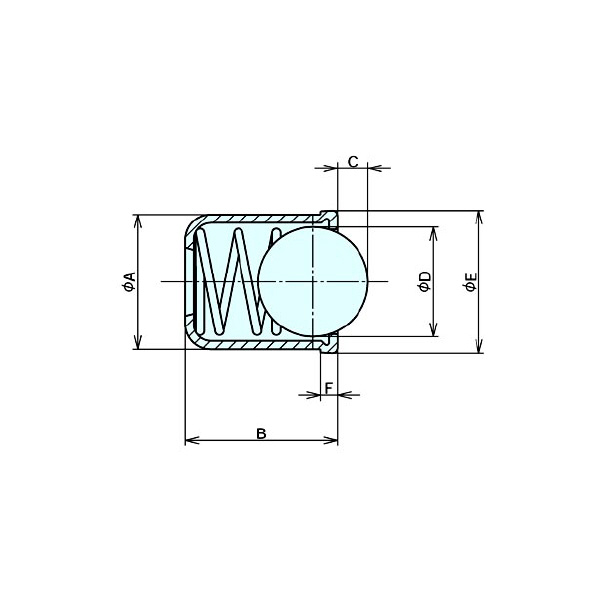 （株）ナベヤ プレスボールプランジャ PBP プレスボールプランジャ PBP12P