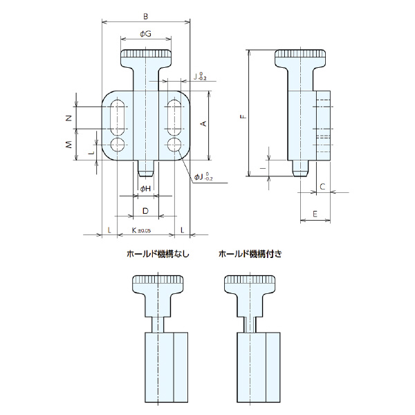 （株）ナベヤ インデックスプランジャ PIF インデックスプランジャ PIF8
