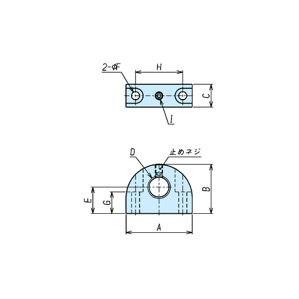 （株）ナベヤ インデックスプランジャ固定用ブロック PISB インデックスプランジャ固定用ブロック PISB12