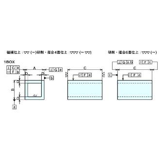 （株）ナベヤ ボックスパラレル BP ボックスパラレル BP114P