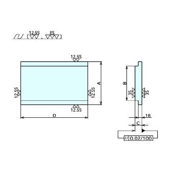 （株）ナベヤ ステップベースプレート 612 ステップベースプレート 612-404