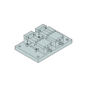 （株）ナベヤ MC精密マシンバイス 多連バイス LT ＭＣ精密マシンバイス　多連バイス LT150MC-2