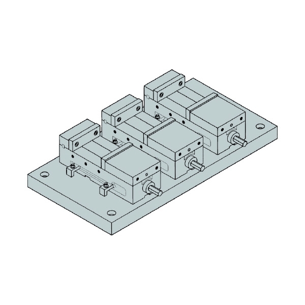 （株）ナベヤ MC精密マシンバイス 多連バイス LT ＭＣ精密マシンバイス　多連バイス LT150MC-3