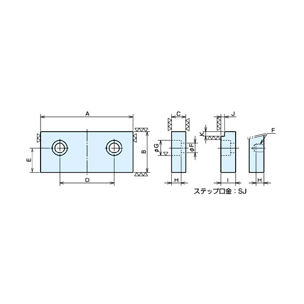 （株）ナベヤ マシンバイスシリーズ部品 標準口金 LT マシンバイスシリーズ部品　標準口金 LT150M-JA