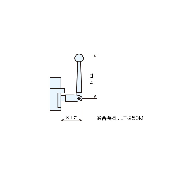 （株）ナベヤ マシンバイスシリーズ部品 ハンドル LT マシンバイスシリーズ部品　ハンドル LT-22HN500