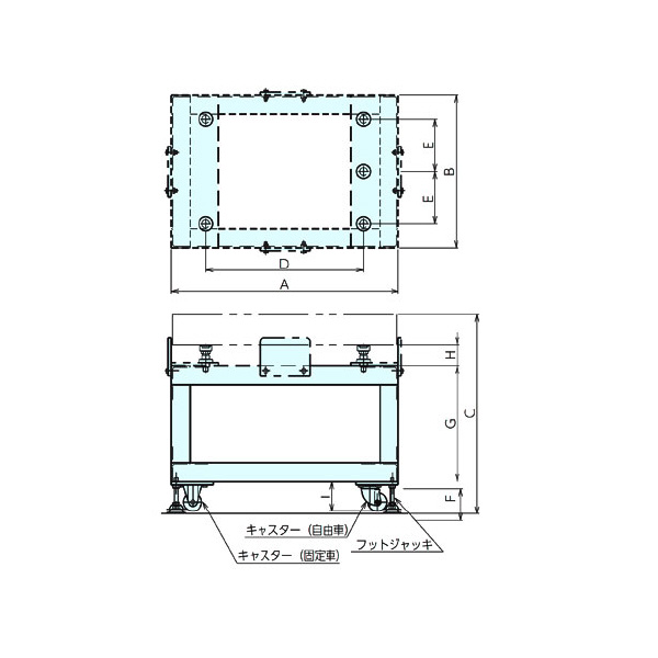 （株）ナベヤ 石定盤用アングル台(キャスター付) GP 石定盤用アングル台（キャスター付） GP06090-SAC