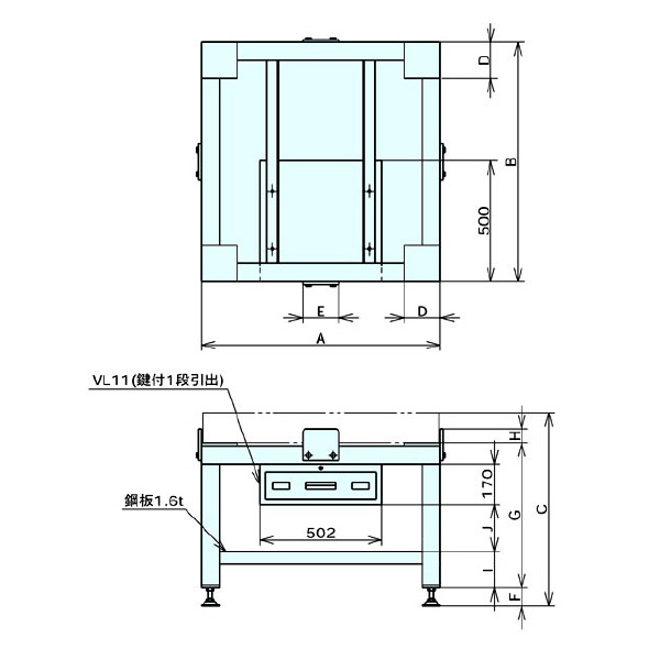 （株）ナベヤ 箱型定盤用アングル台 CP 箱型定盤用アングル台 CP06090-SAC