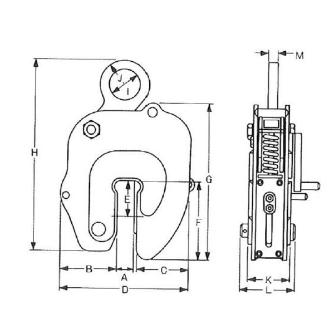 イーグルクランプ（株） 縦つり用無傷クランプ NECII型 縦つりクランプ NEC-2(5-30)