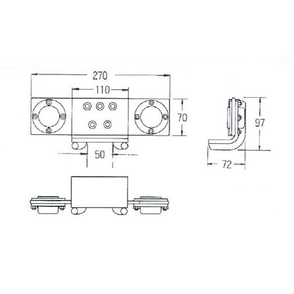 イーグルクランプ（株） ワイヤ保護治具 EM型 マット EM-2.5