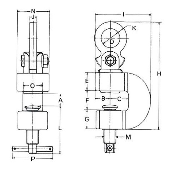 イーグルクランプ（株） ねじ式引張り用無傷クランプ SAR型 ねじ式クランプ SAR-1.6(5-25)