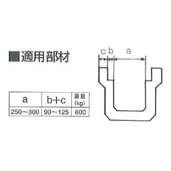 イーグルクランプ（株） コンクリート吊クランプ EUIC-600 コンクリート吊クランプ EUIC-600
