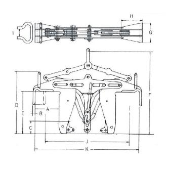 イーグルクランプ（株） コンクリート吊クランプ EUIC-600 コンクリート吊クランプ EUIC-600