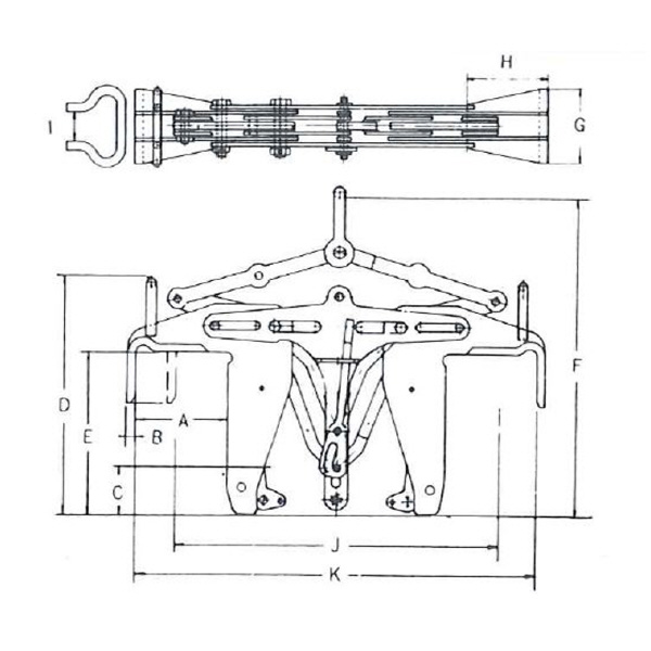 イーグルクランプ（株） コンクリート吊クランプ EUIC-600 コンクリート吊クランプ EUIC-600