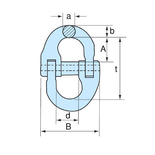 イーグルクランプ（株） チェーンアクセサリー(金具) カップリング CP カップリング CP-6