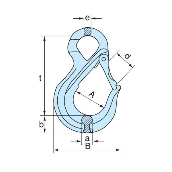 イーグルクランプ（株） チェーンアクセサリー(金具) スリングフック SHE スリングフック SHE-6