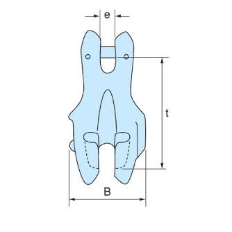 イーグルクランプ（株） チェーンアクセサリー(金具) ショートニングブロック SBD ショートニングブロック SBD-6