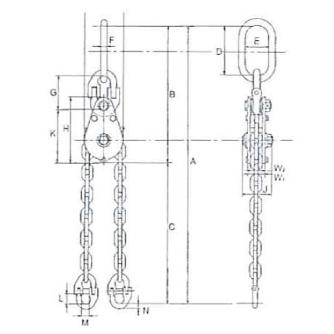 イーグルクランプ（株） チェーンバランサー EQF型 チェーンバランサー EQF-4