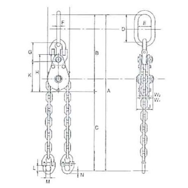 イーグルクランプ（株） チェーンバランサー EQF型 チェーンバランサー EQF-4