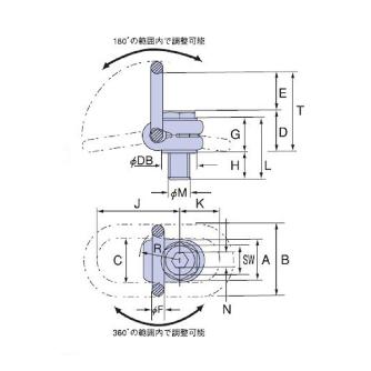 イーグルクランプ（株） 全方向リング VLBG 全方向リング VLBG(5)M30